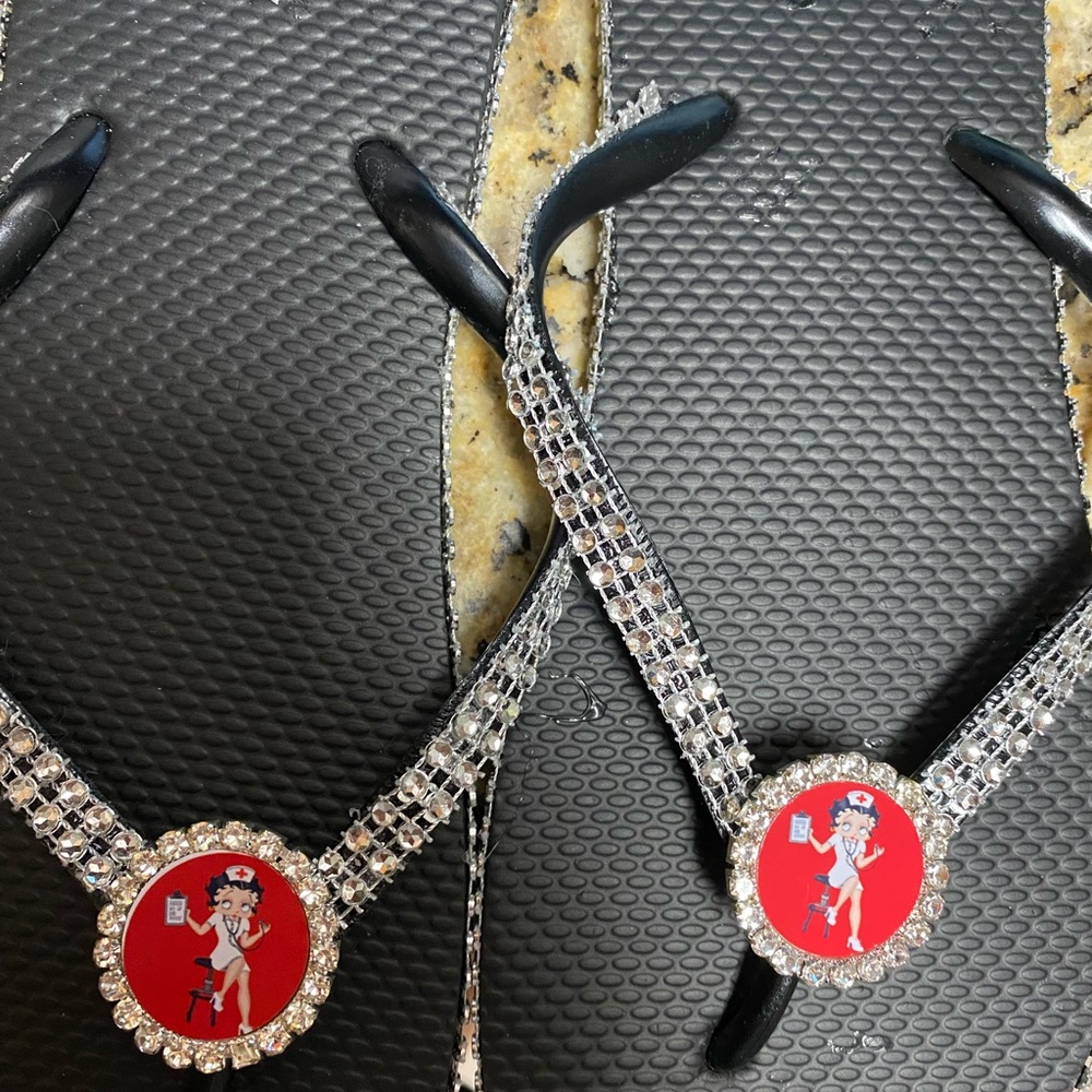 Betty Boop Nurse Sandals